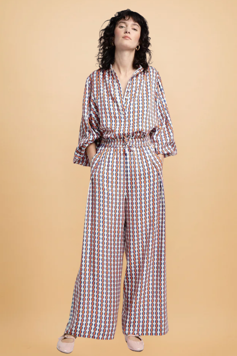 Theodore + Paolina Groovy stripes set