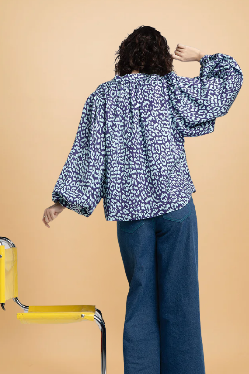 Paolina Blue Graou Blouse