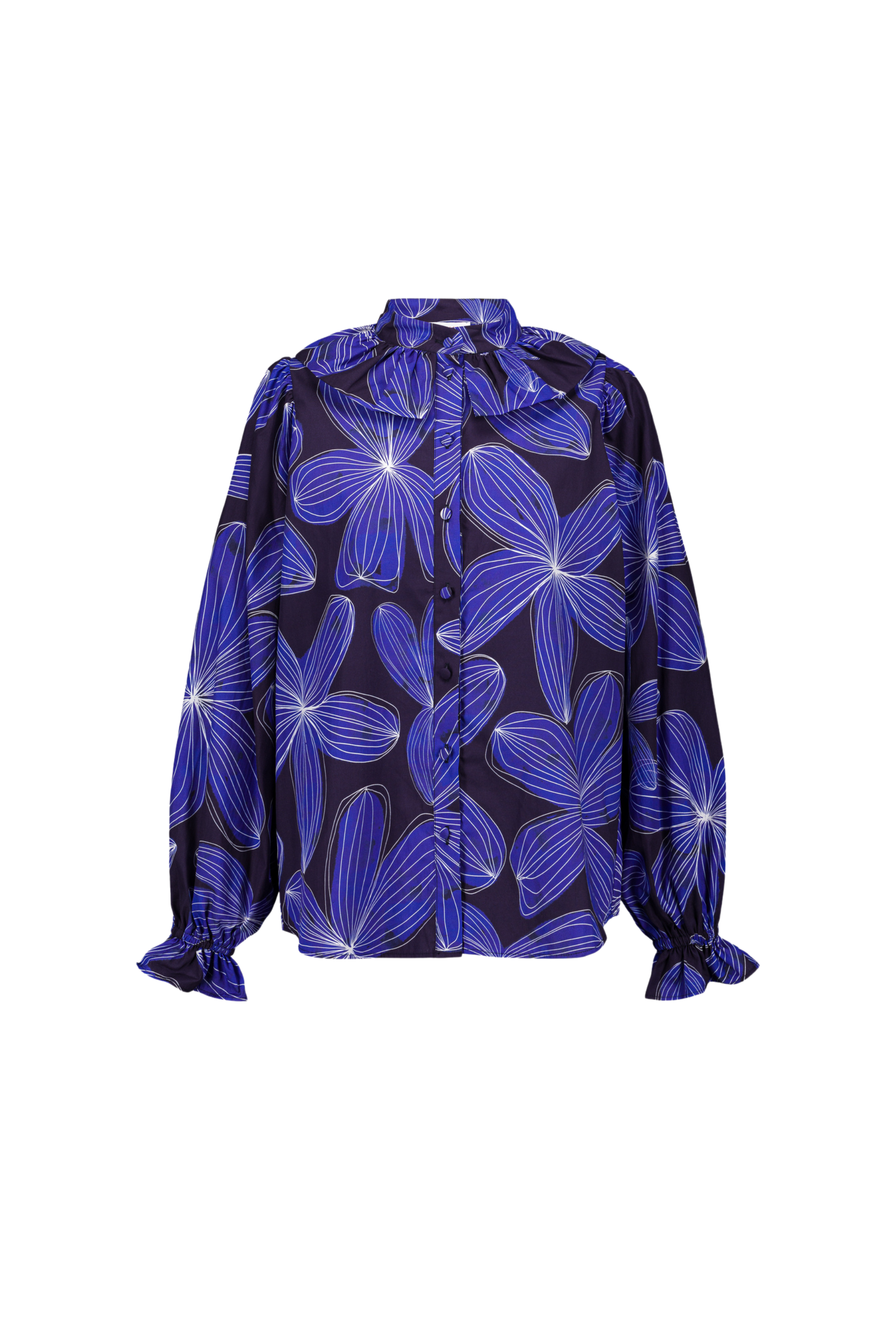 Chemise Colette Blue Flower