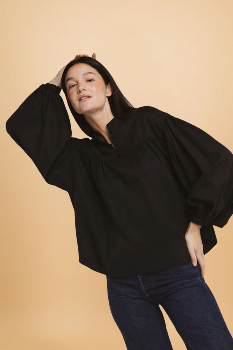 Alexandra black blouse