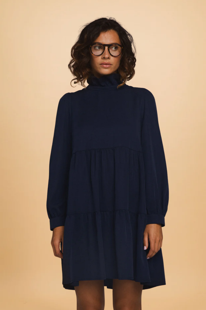 Gaia Navy Dress