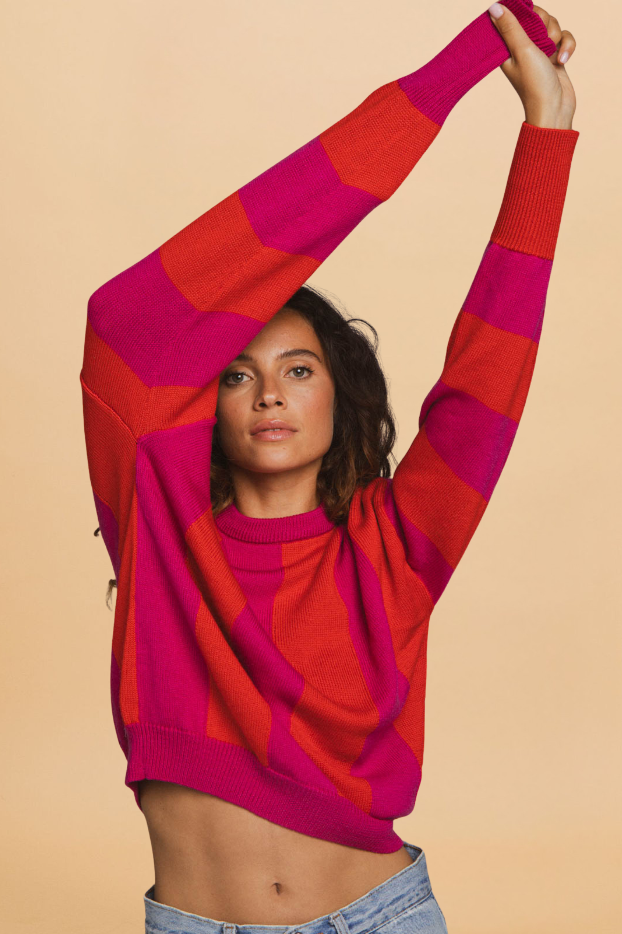 Malo striped sweater