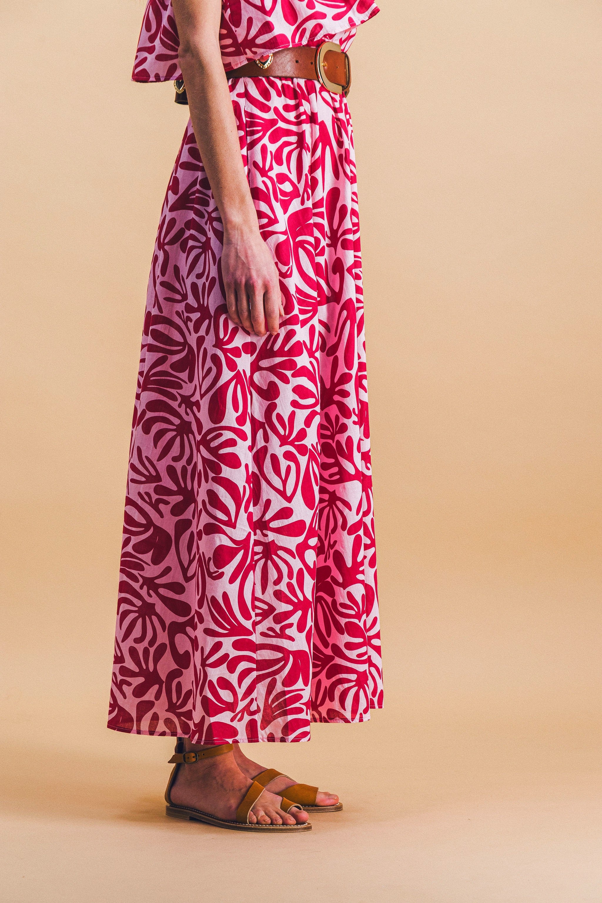 Robe longue Céleste cut outs