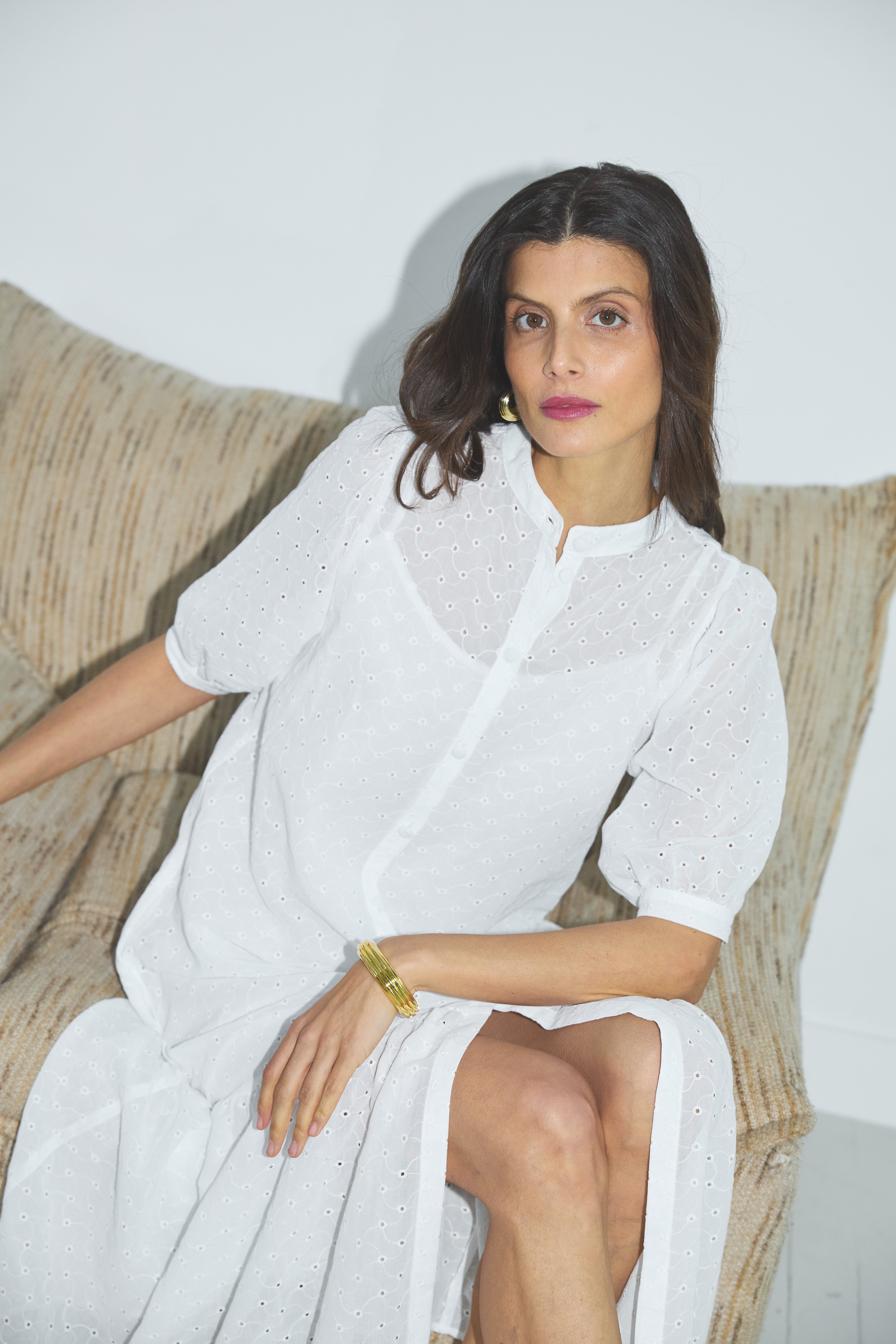 ROBE CLEMENCE EN COTON BRODÉ x DONATELLE GODART