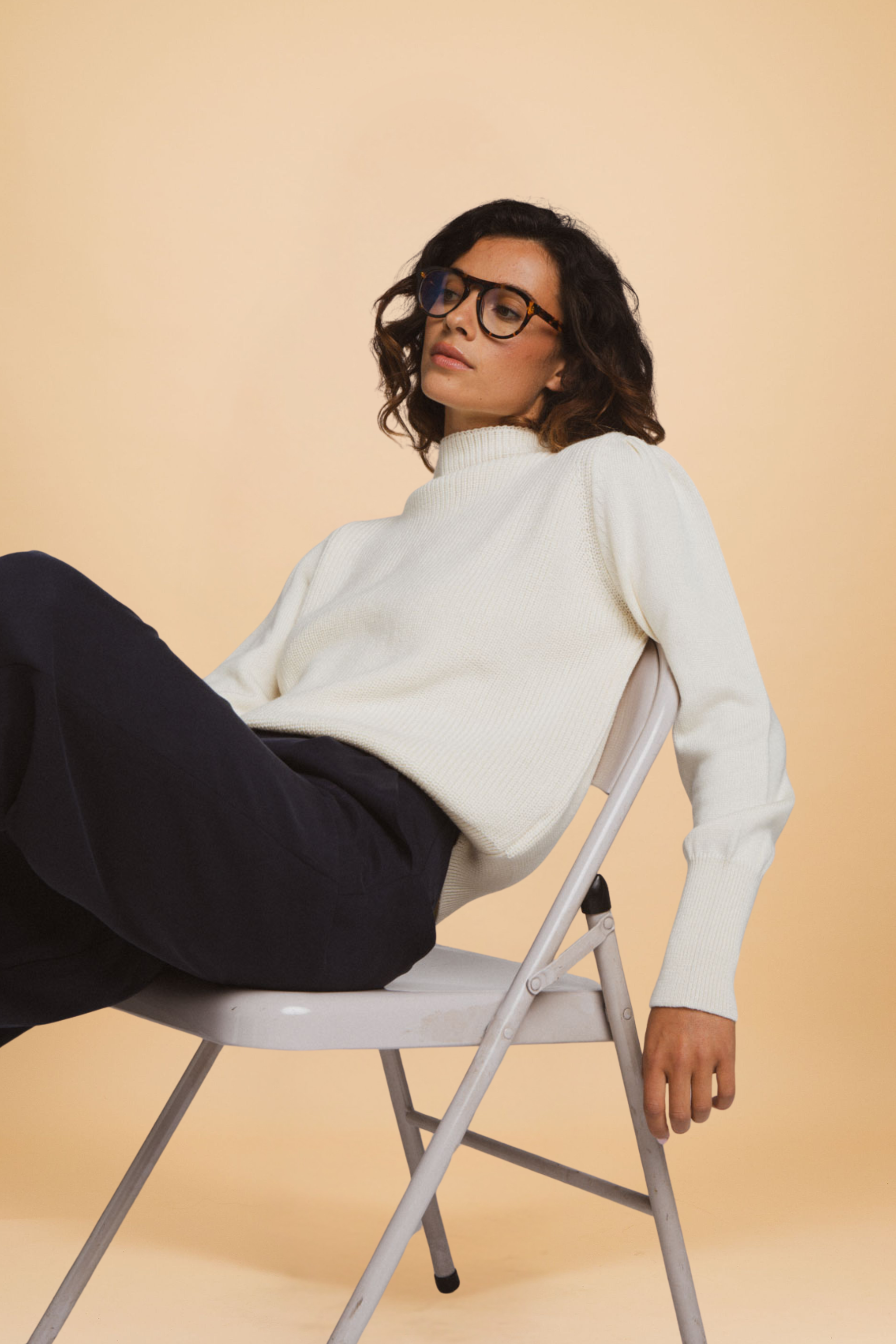 The new ecru Léo sweater
