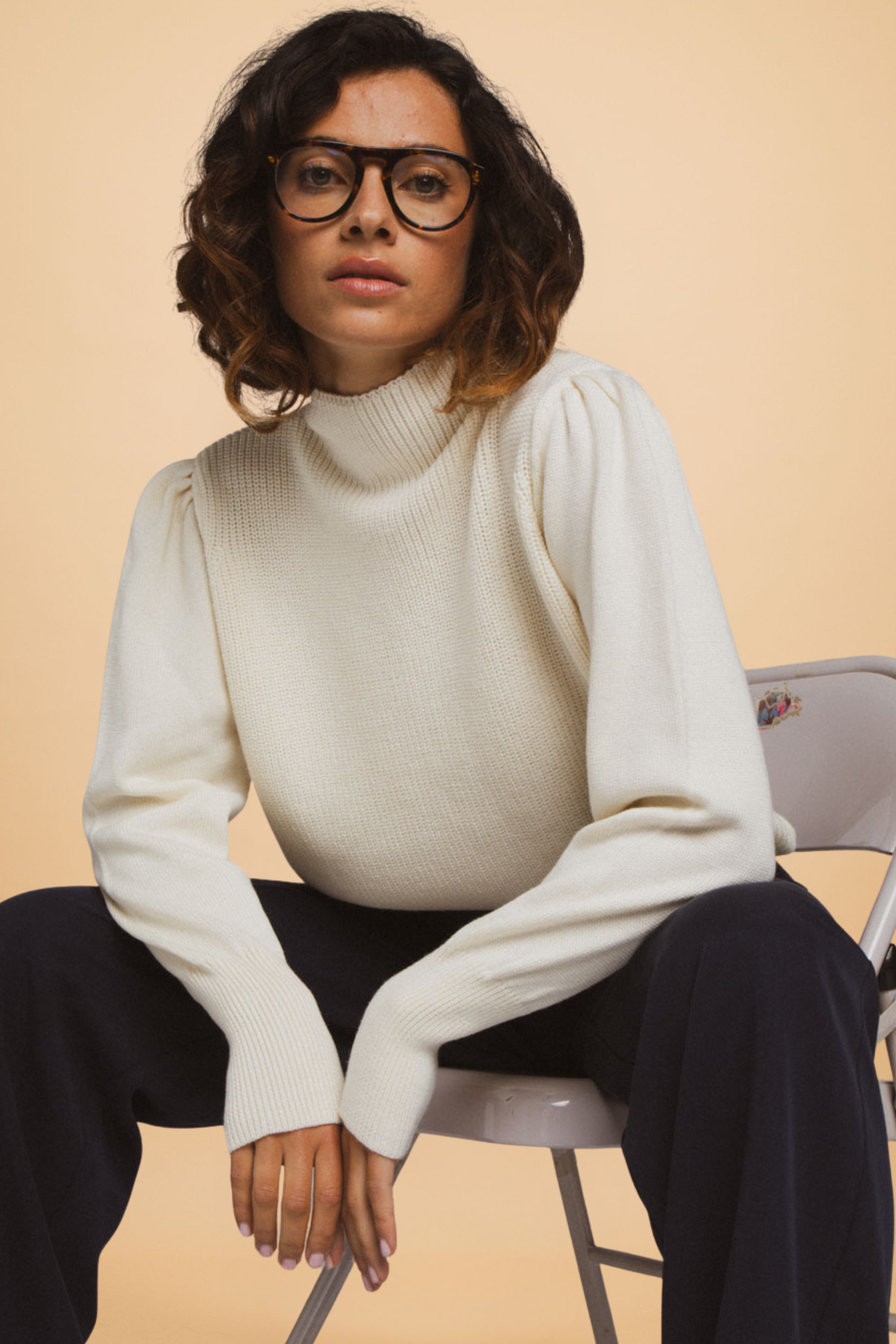 The new ecru Léo sweater