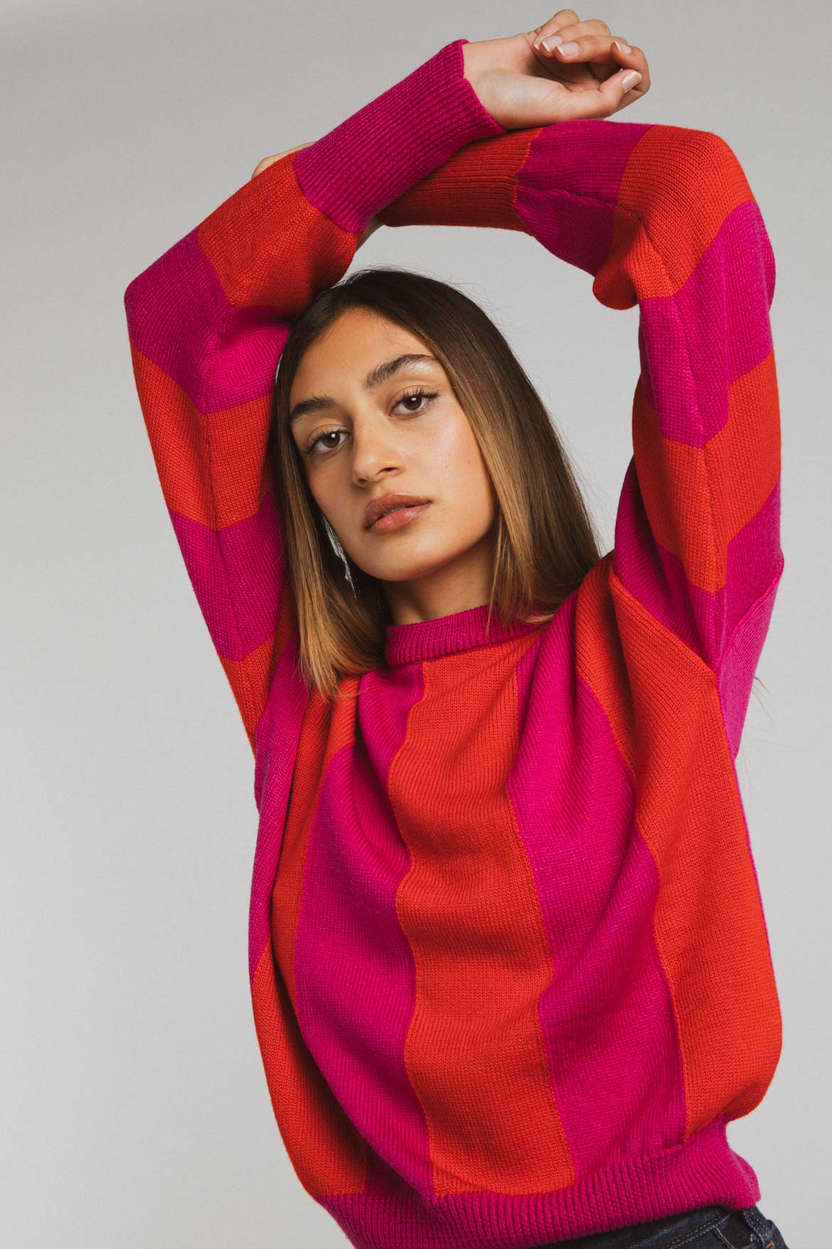 Malo striped sweater