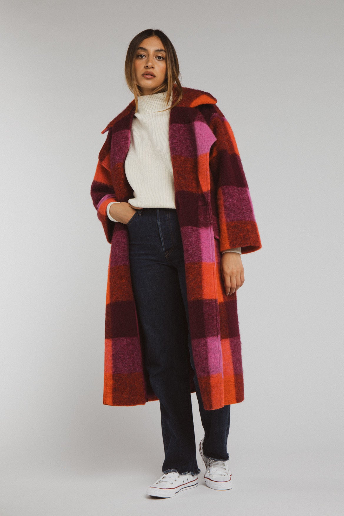 Livio plaid coat