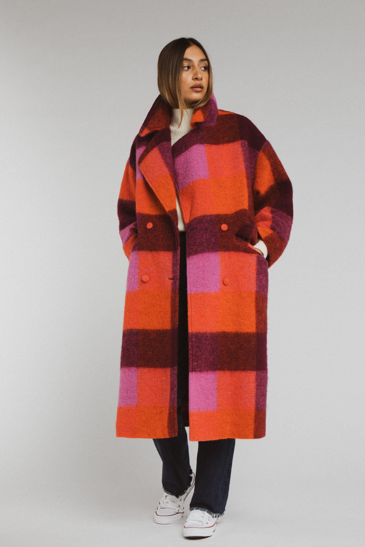 Livio plaid coat