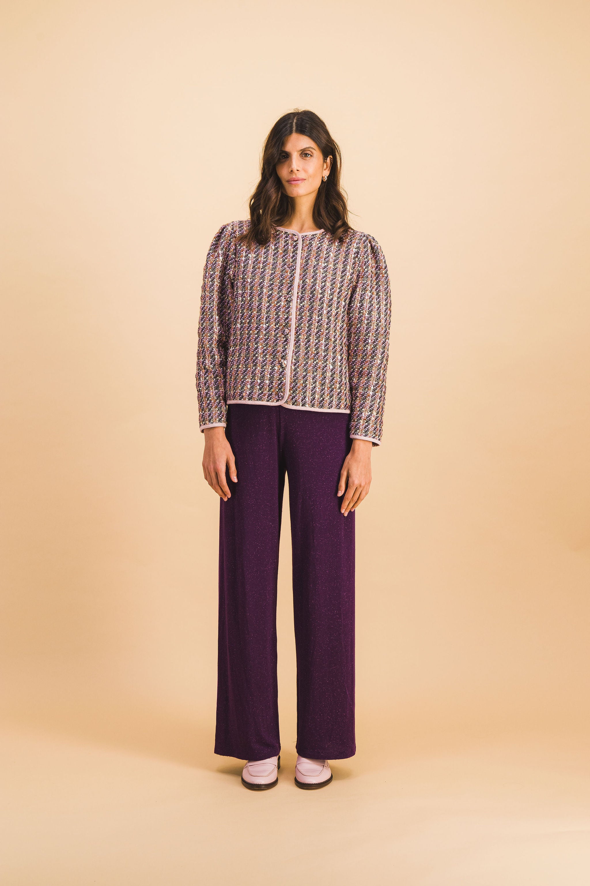 Diana Tweed Pink Jacket