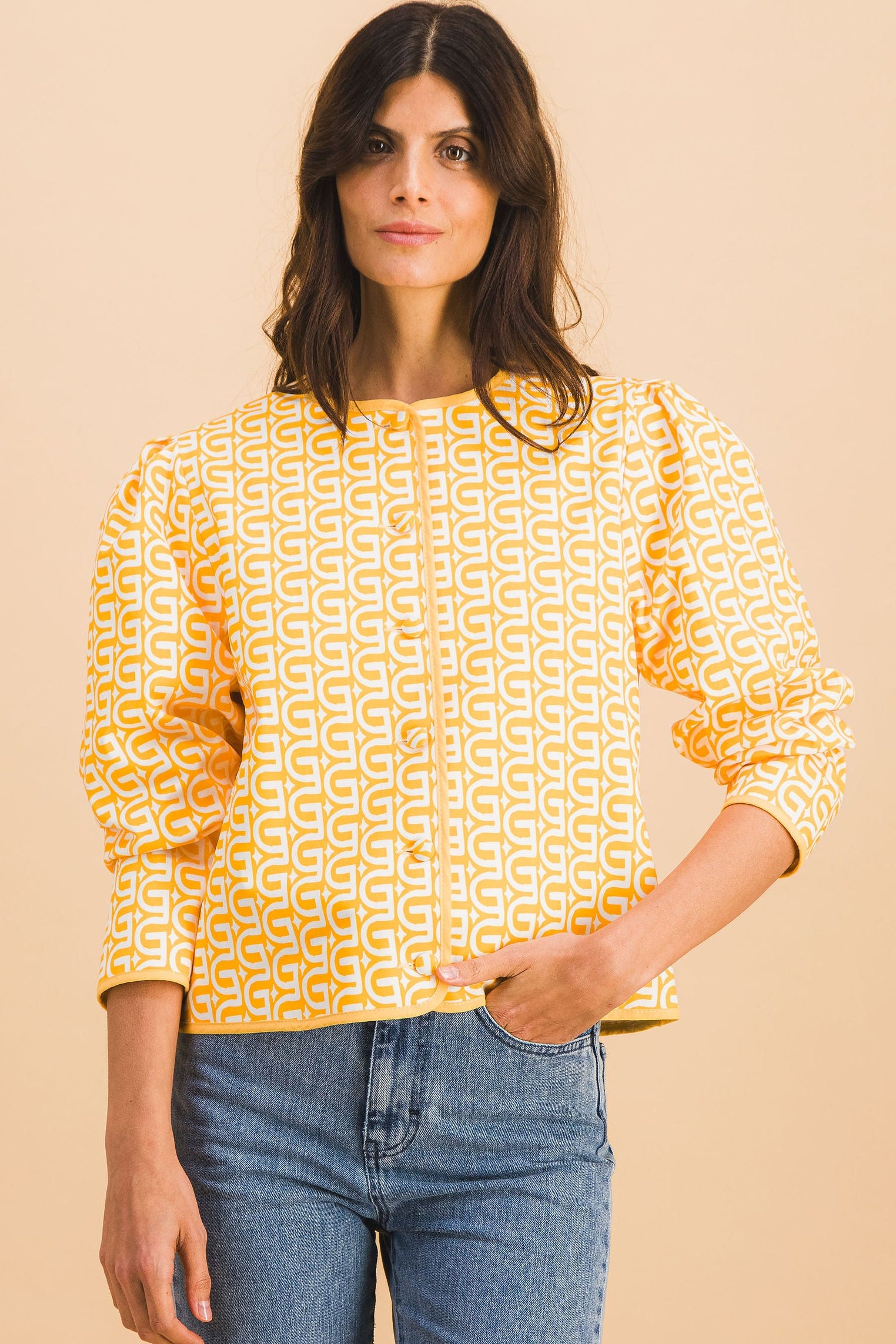 VESTE DIANE MORE IS MORE YELLOW