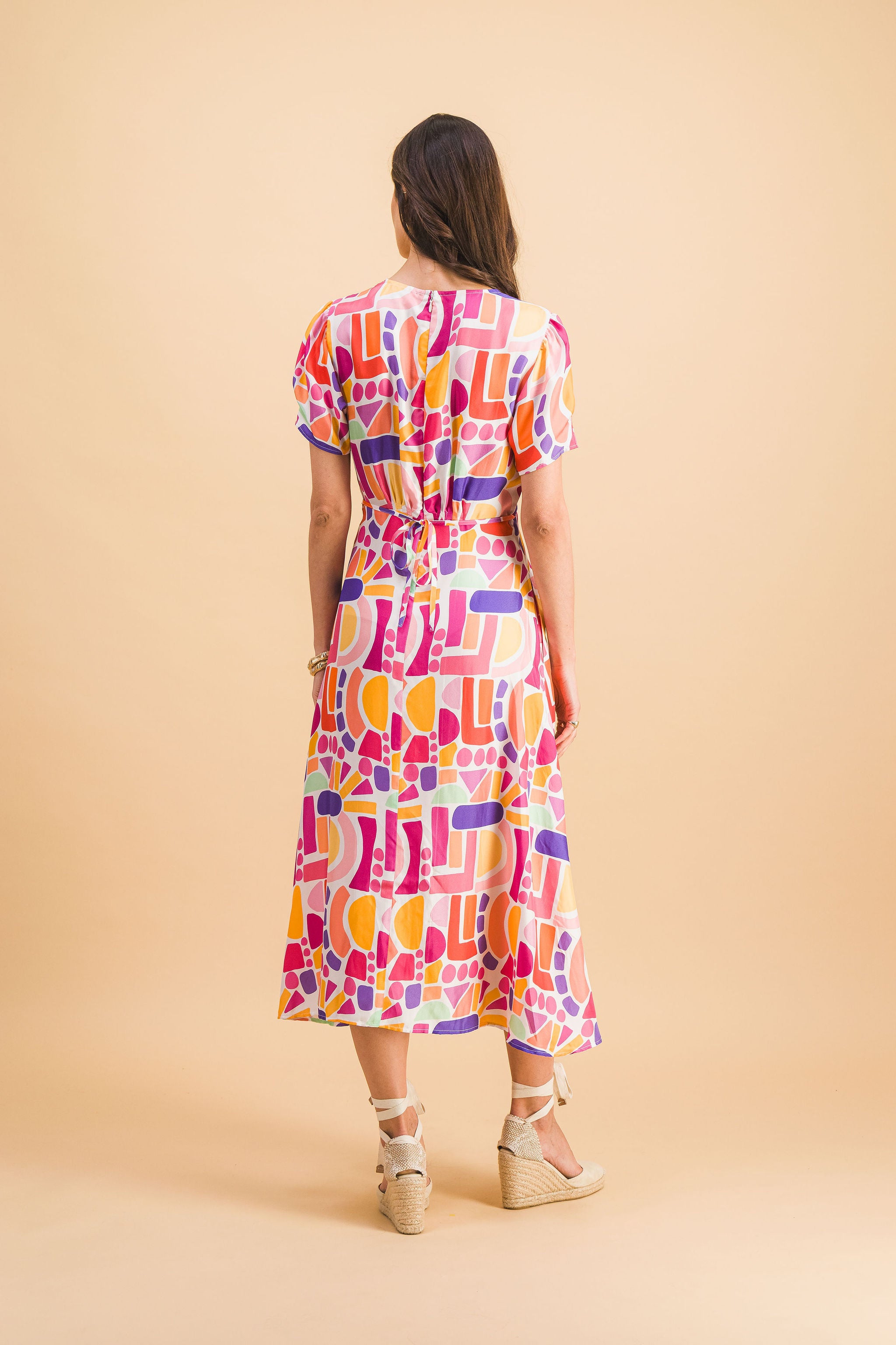 Anna Ettore Polychrome Dress