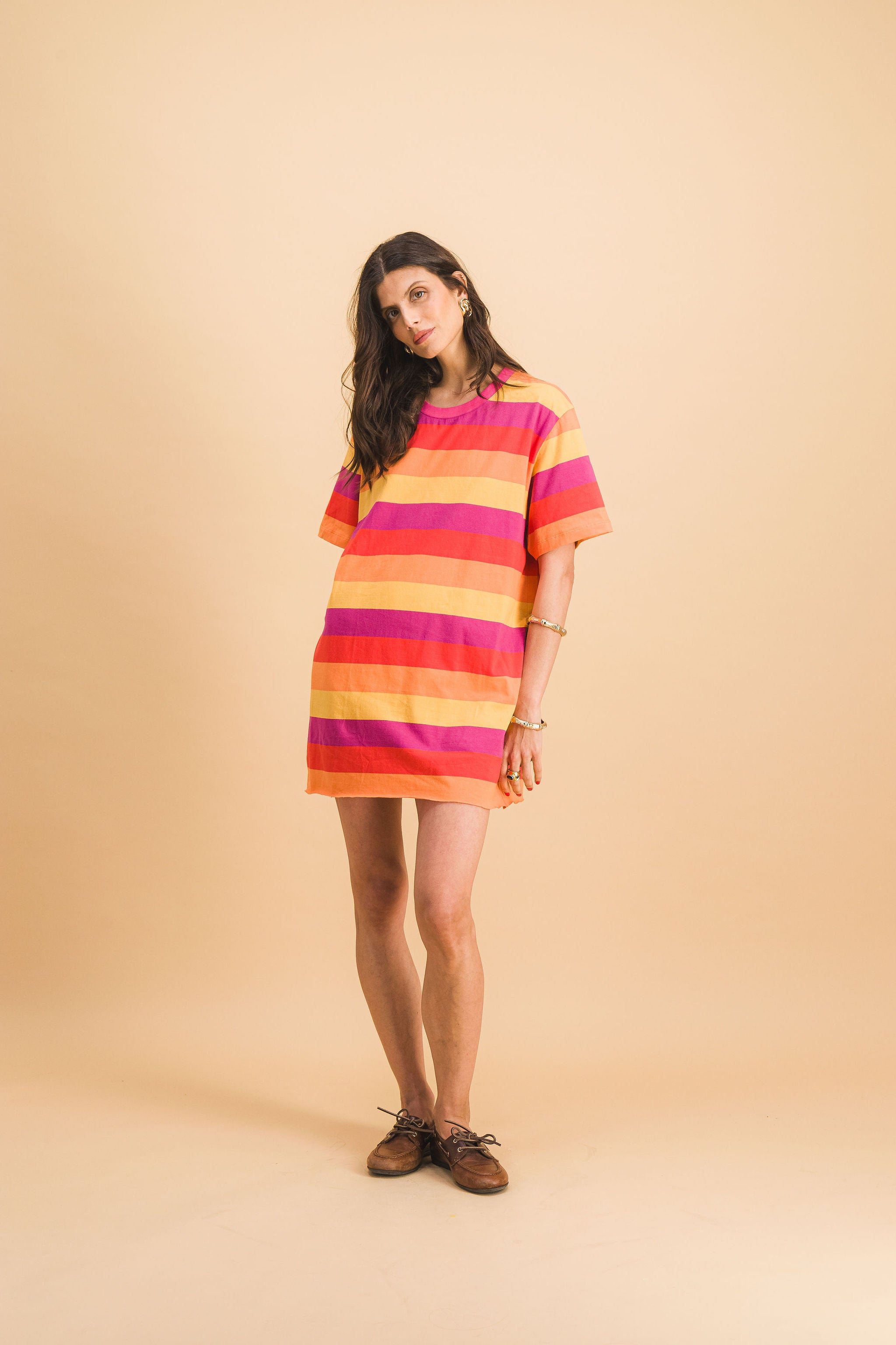 Amalia Stripes Surprise Party Dress