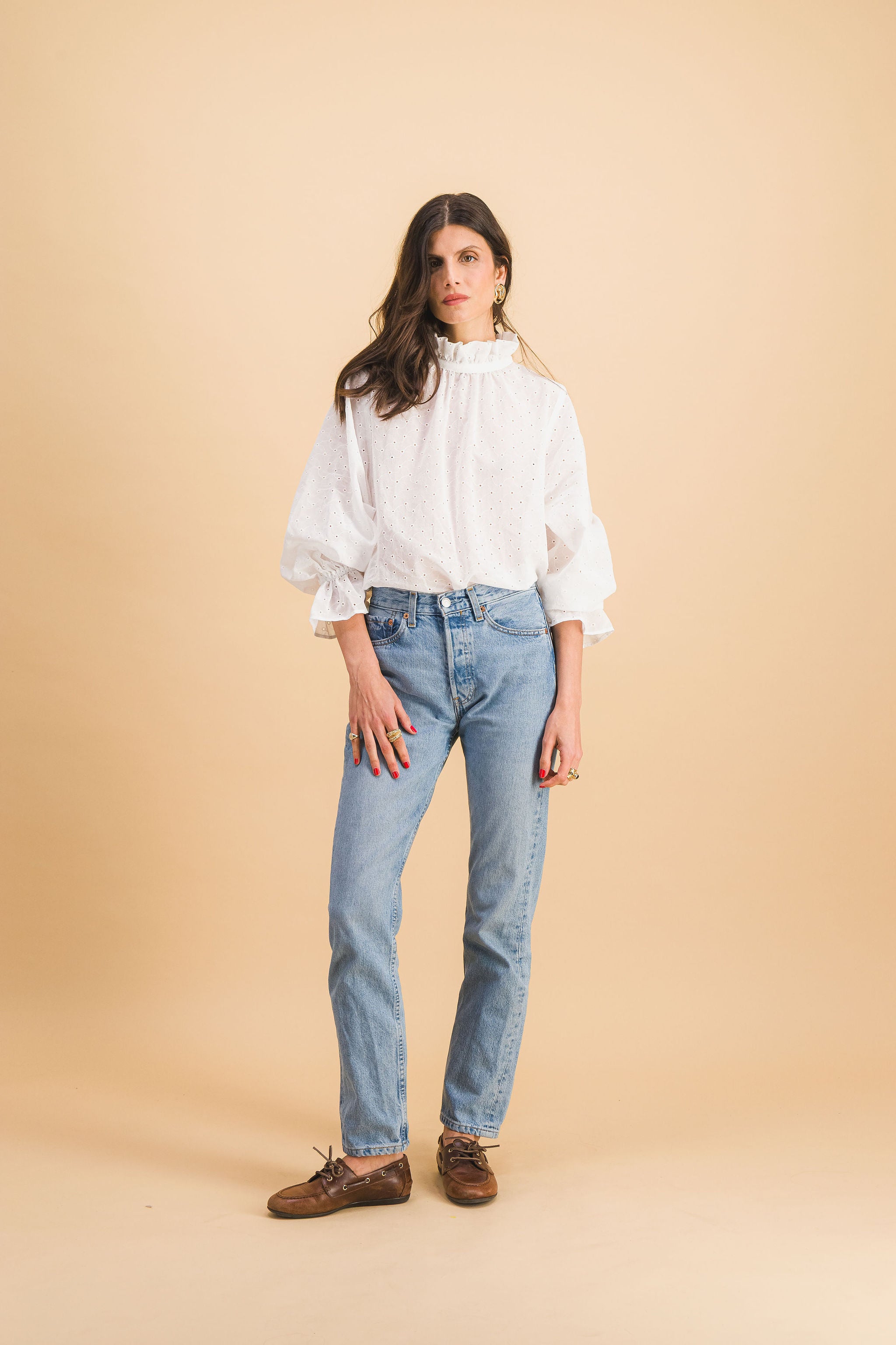 BLOUSE JOSEPHA COTON BRODÉ X DONATELLE GODART