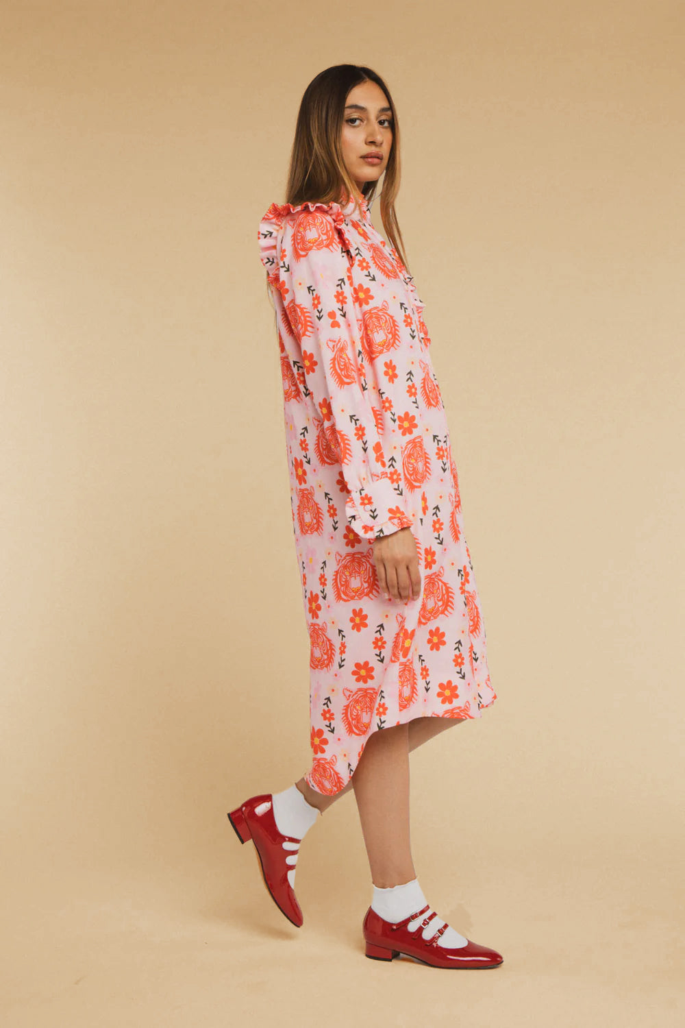 Paola Royal Tiger Dress