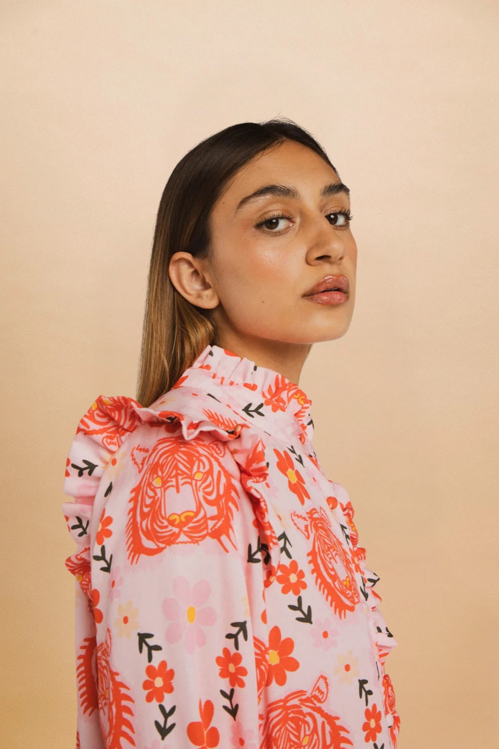 Paola Royal Tiger Dress