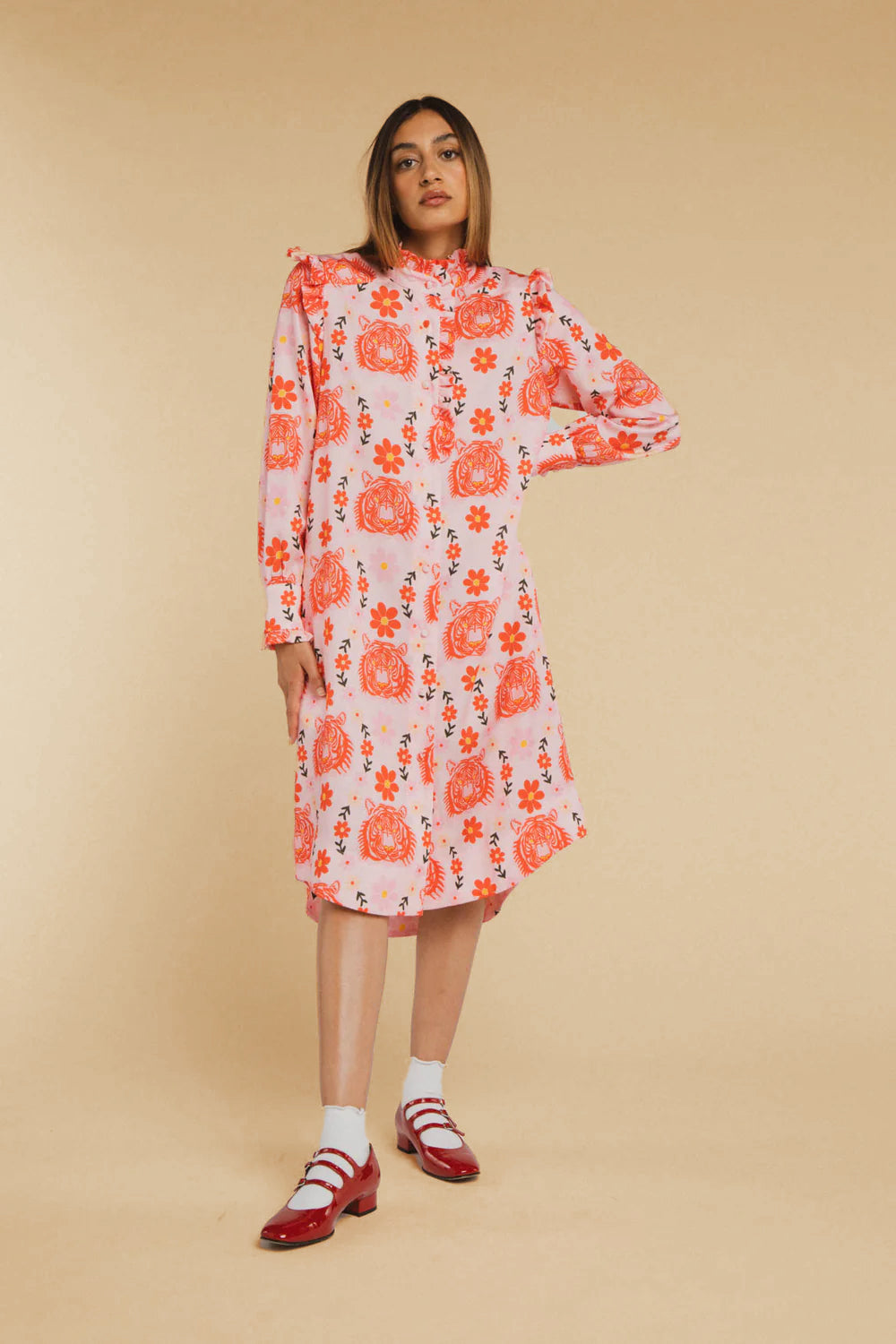 Paola Royal Tiger Dress