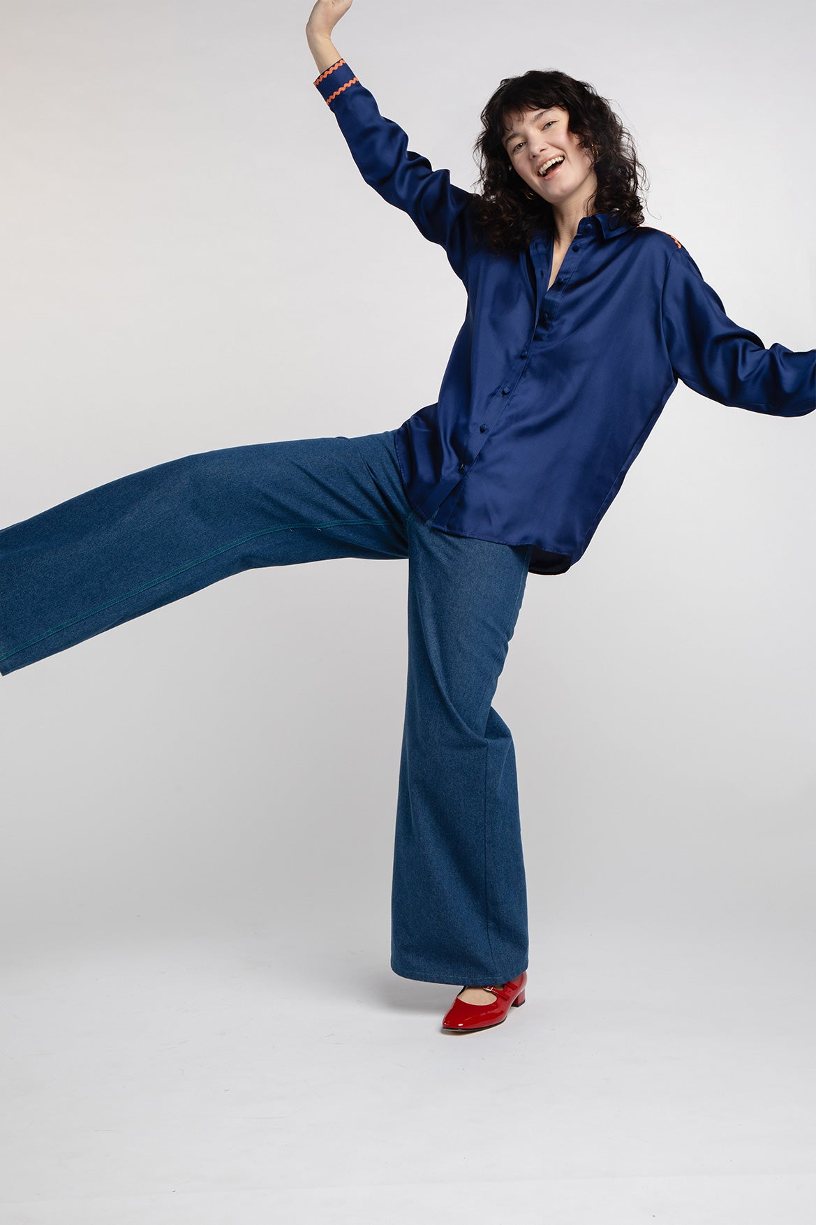 Ava Navy Shirt