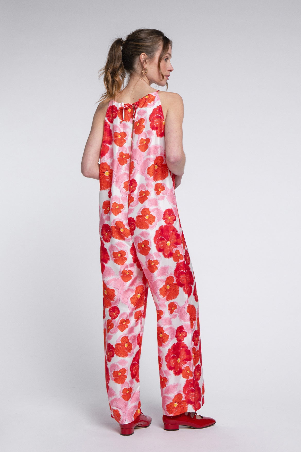 Noémie Red Blossom Jumpsuit