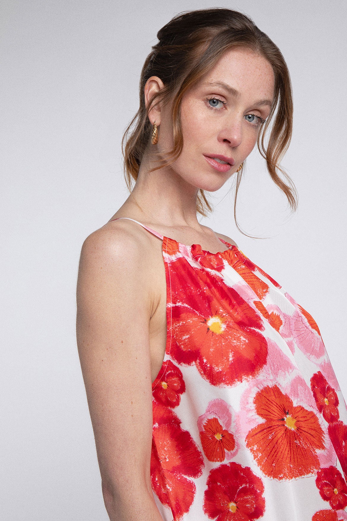 Noémie Red Blossom Jumpsuit