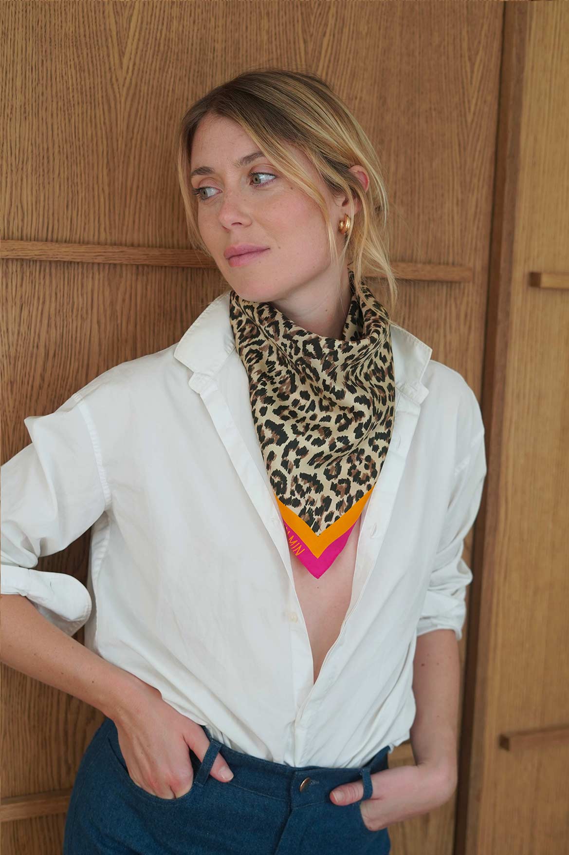 Ben Graou silk scarf 60 x 60