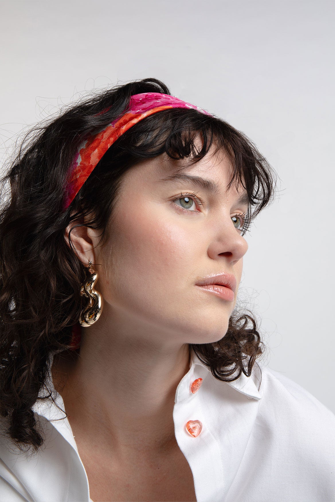 Candice Bandana Peony Bomb & pink