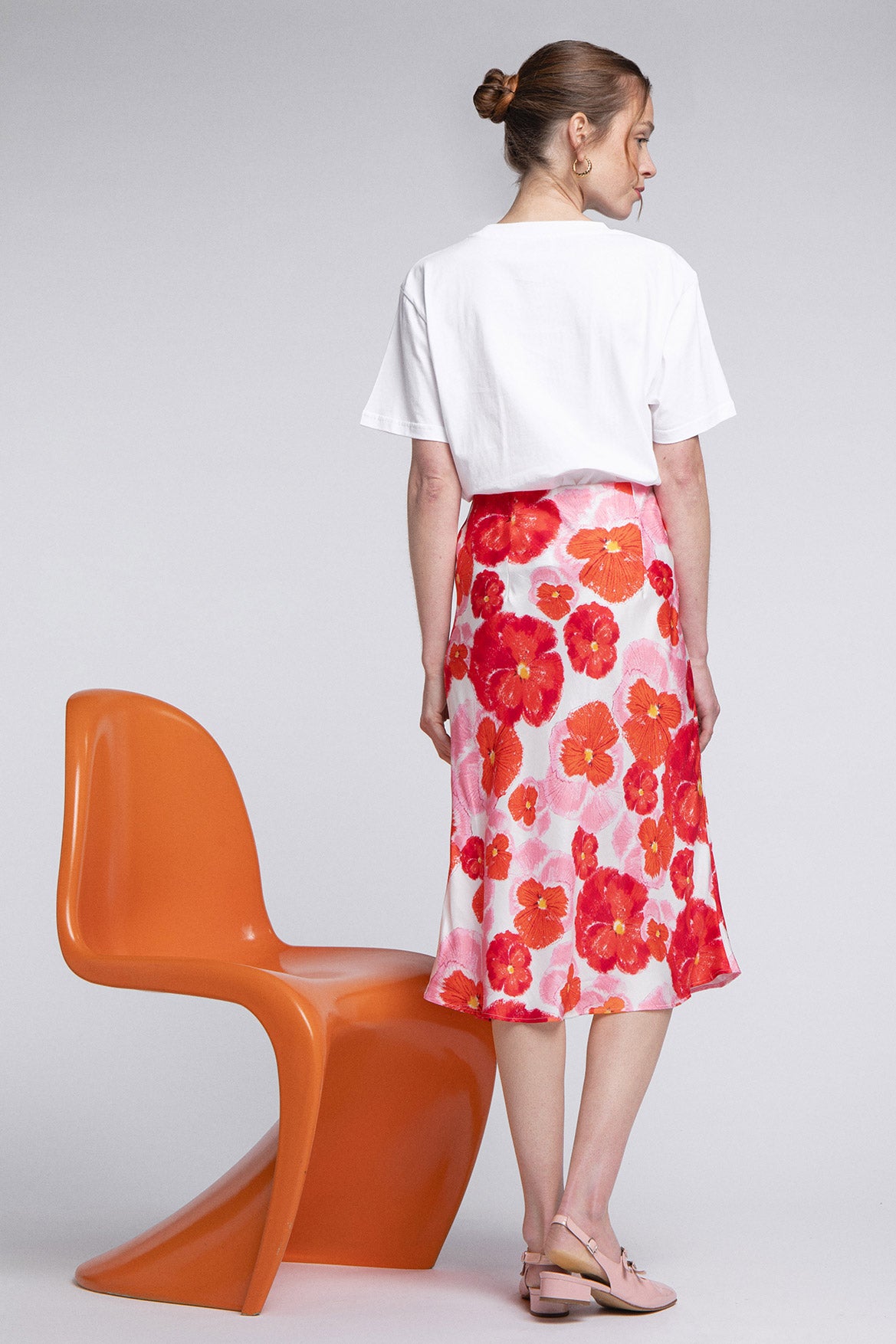 Parisatys Red Blossom Skirt