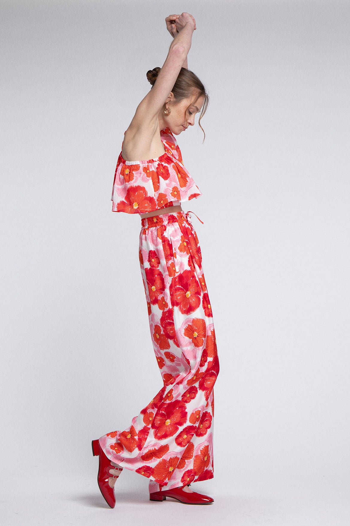 Theodore Red Blossom Pants