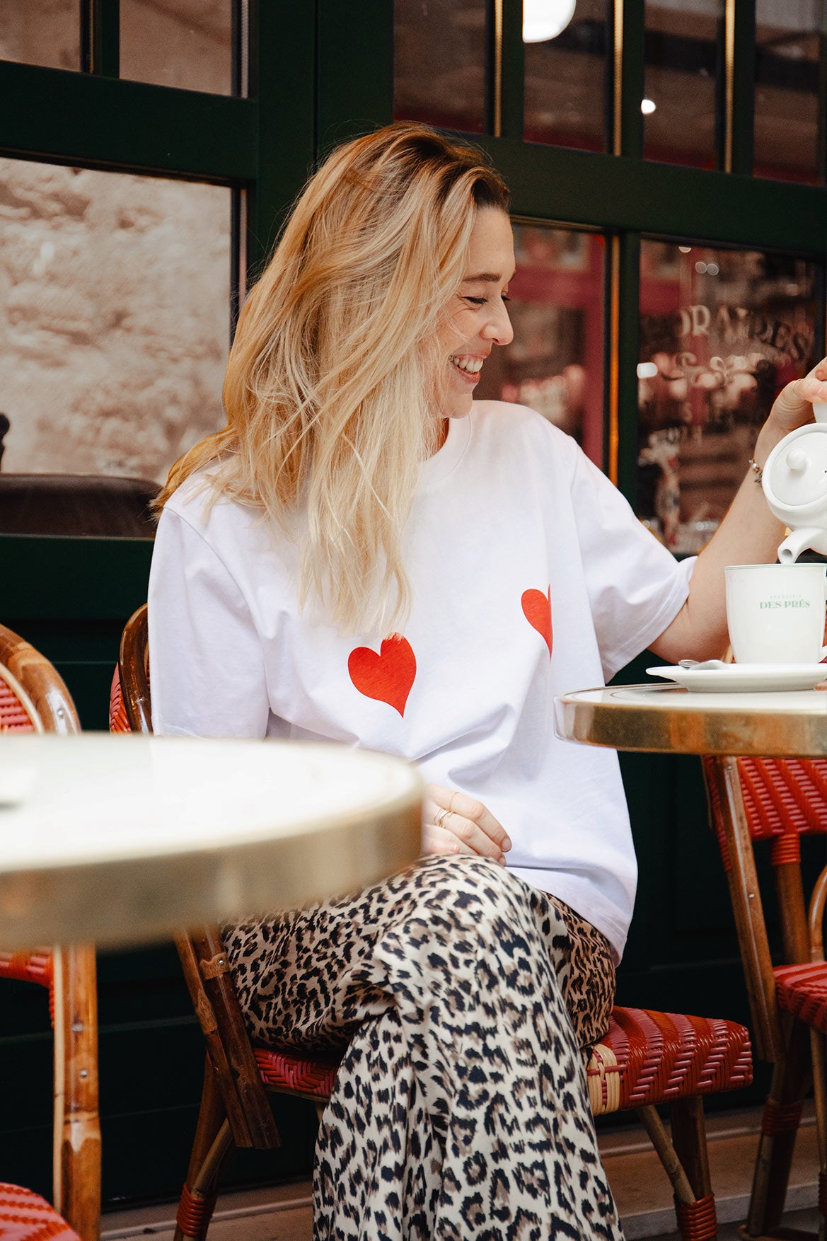 Lolita red hearts t-shirt