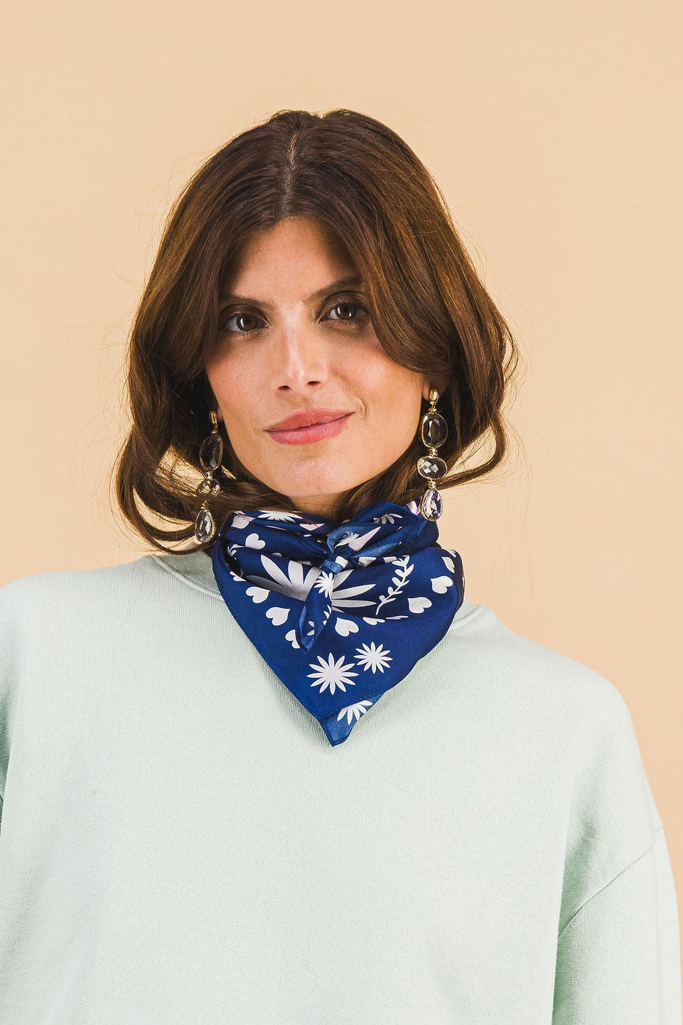 BEN BANDANA NAVY SCARF