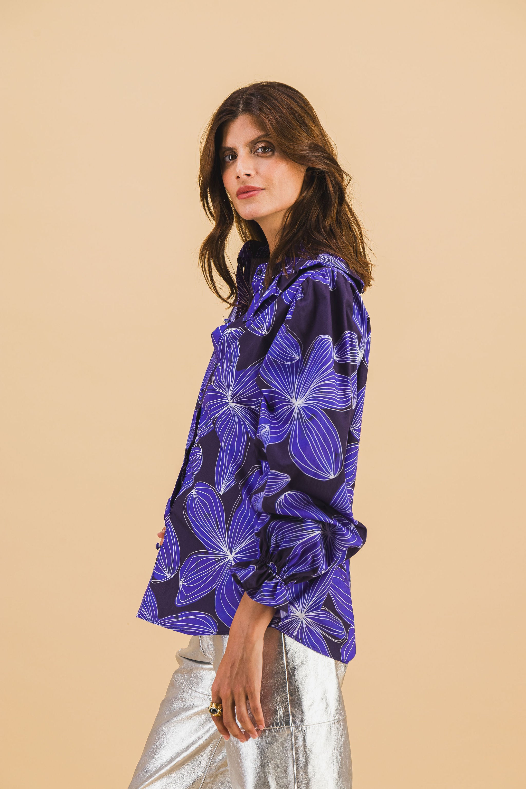 Colette Blue Flower Shirt