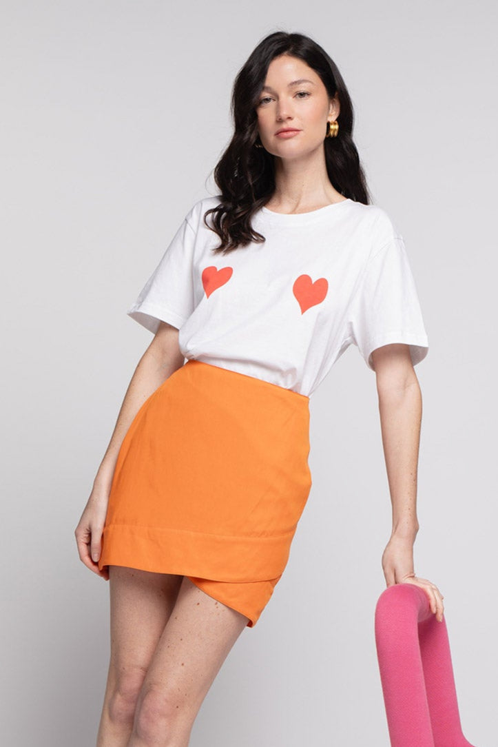 Margaux Orange Skirt