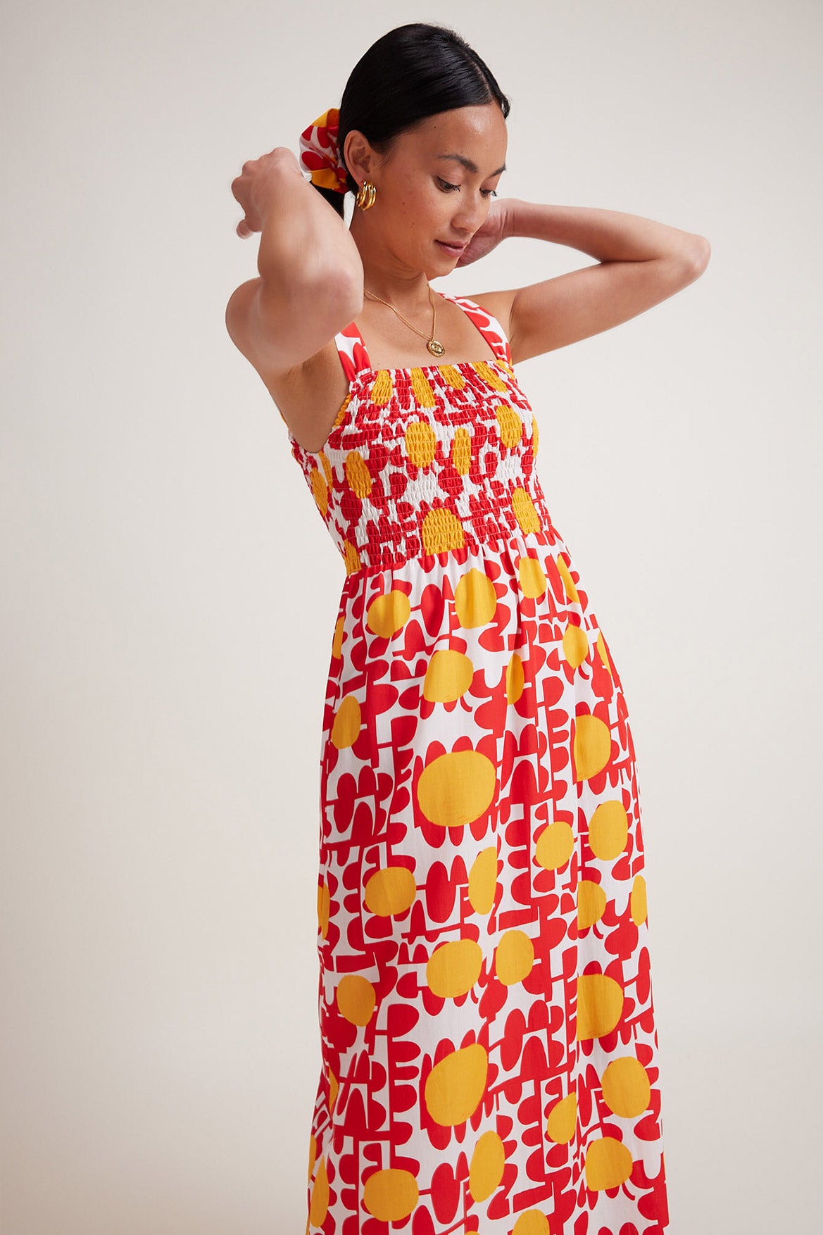 Red Sun Marine Dress