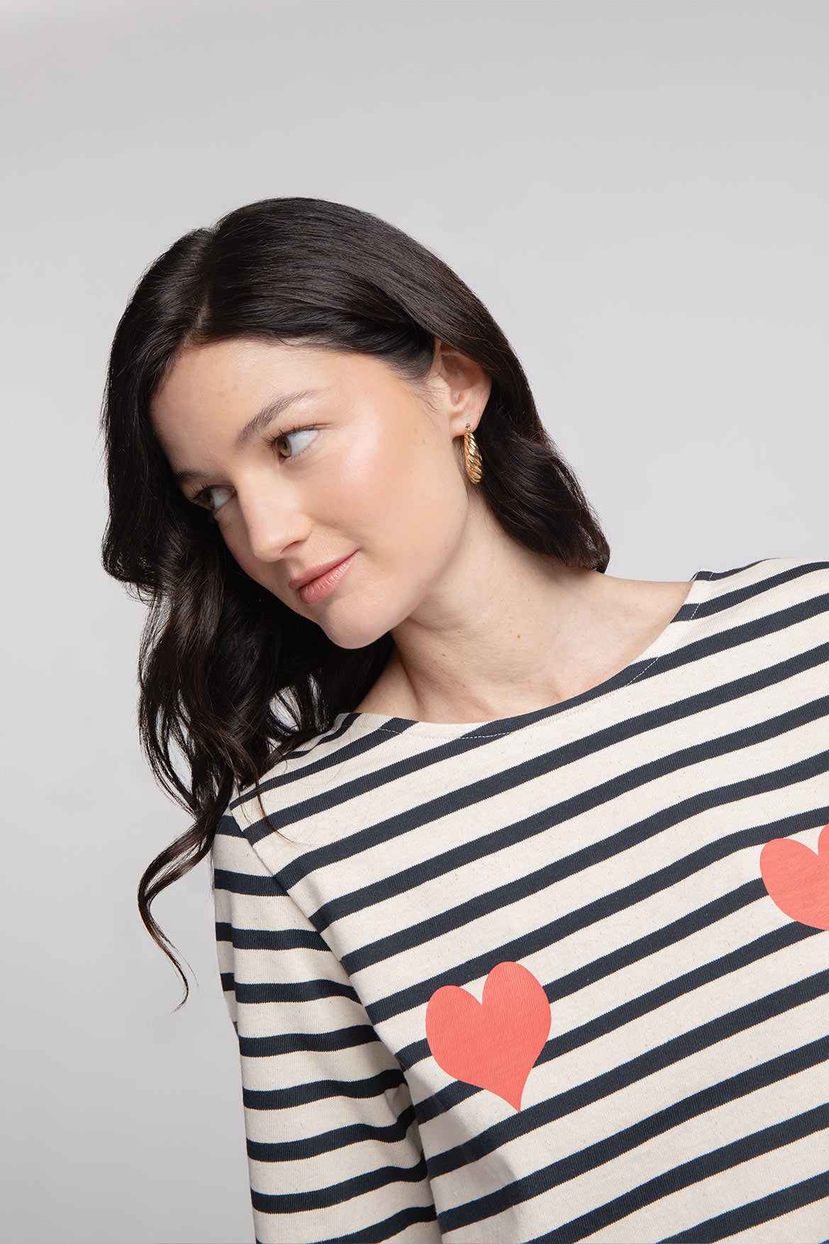 Camila navy striped sweater
