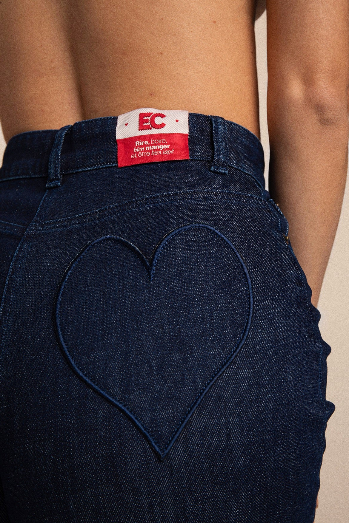 Jean Baptiste in raw denim