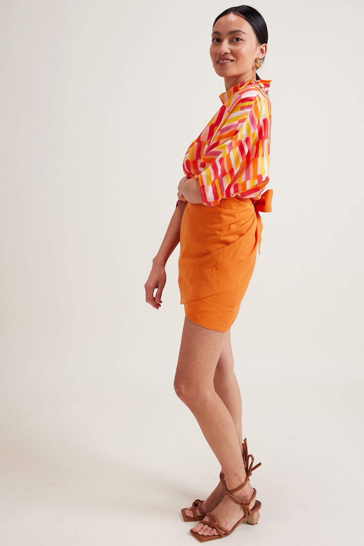 Margaux Orange Skirt