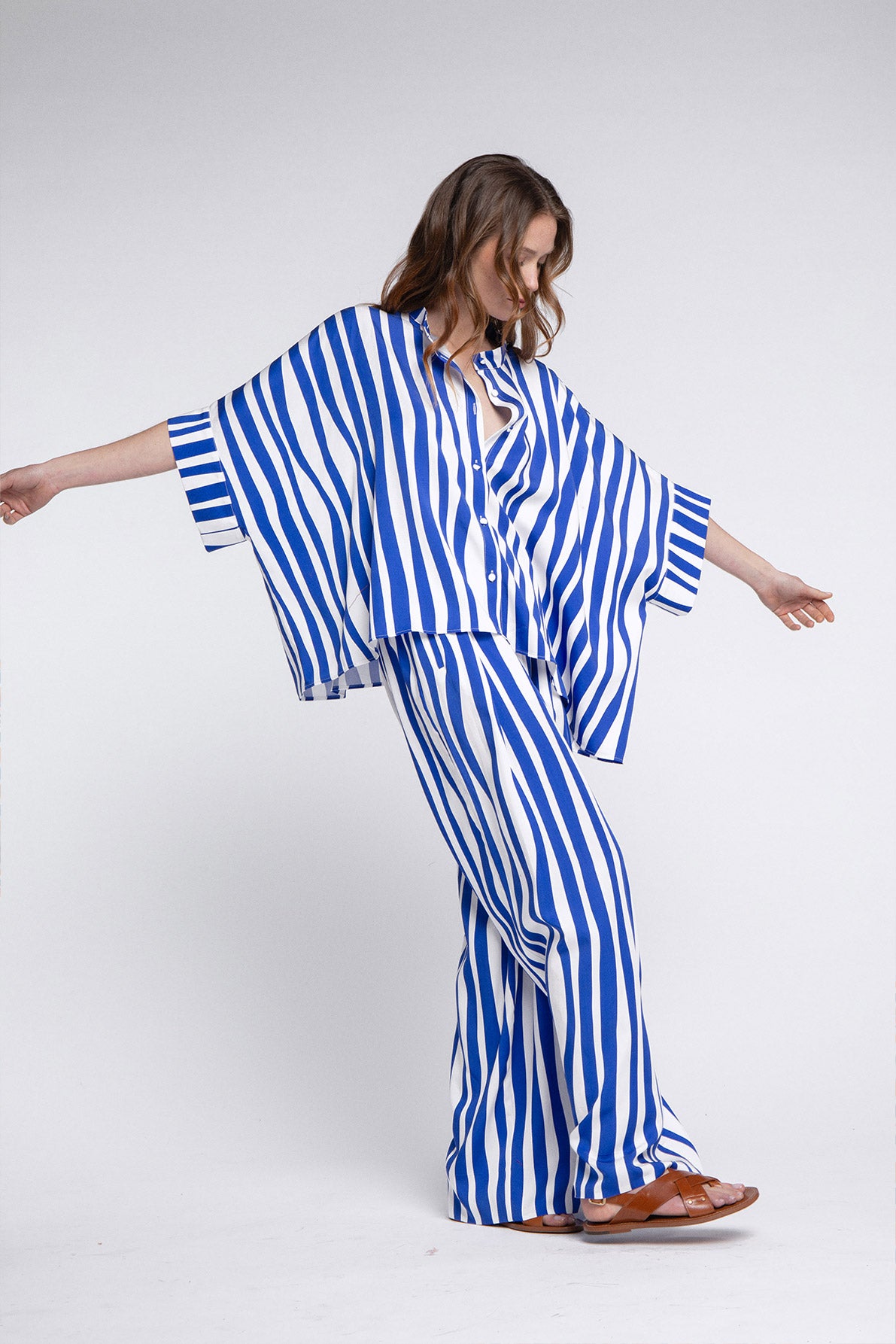 Theodore Blue Lines Pants