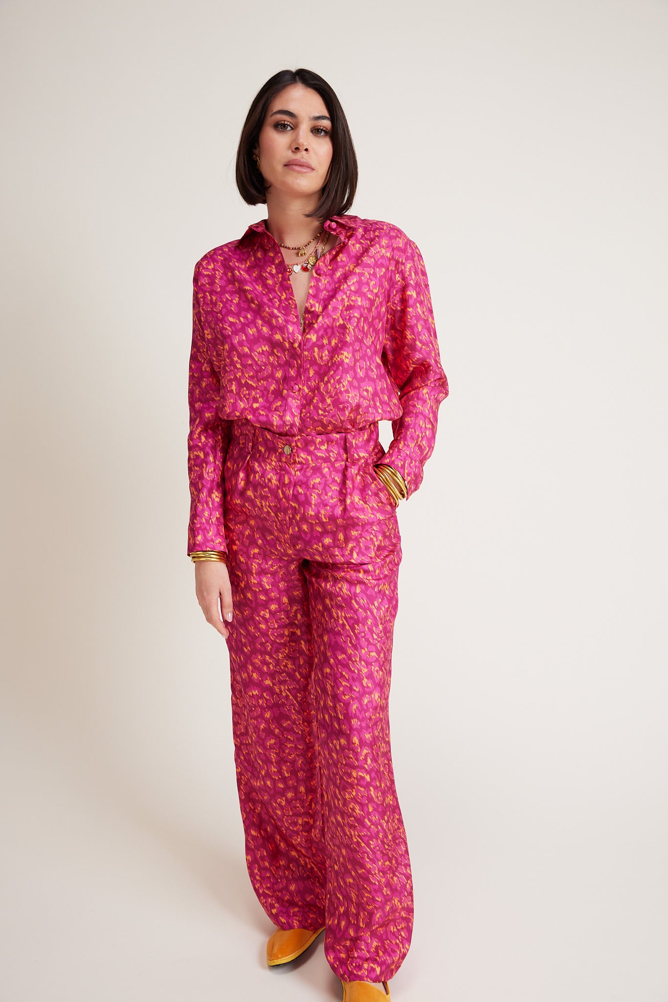 Tilda Leopardo Pink Pants