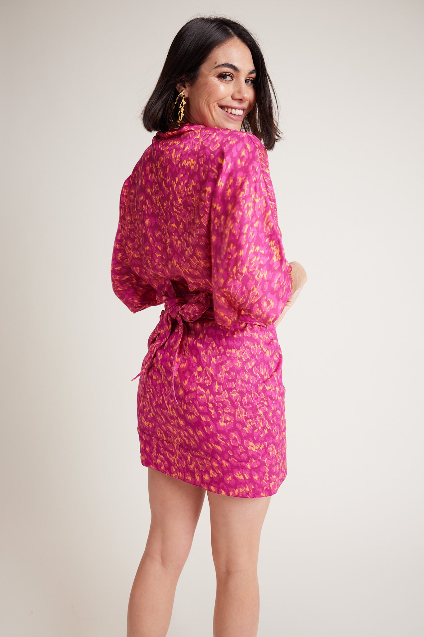 Margaux Leopardo Pink Skirt