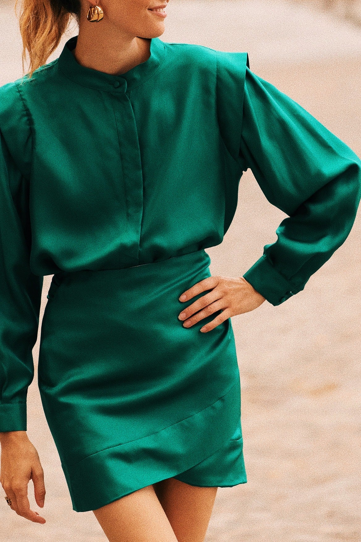 Margaux green skirt