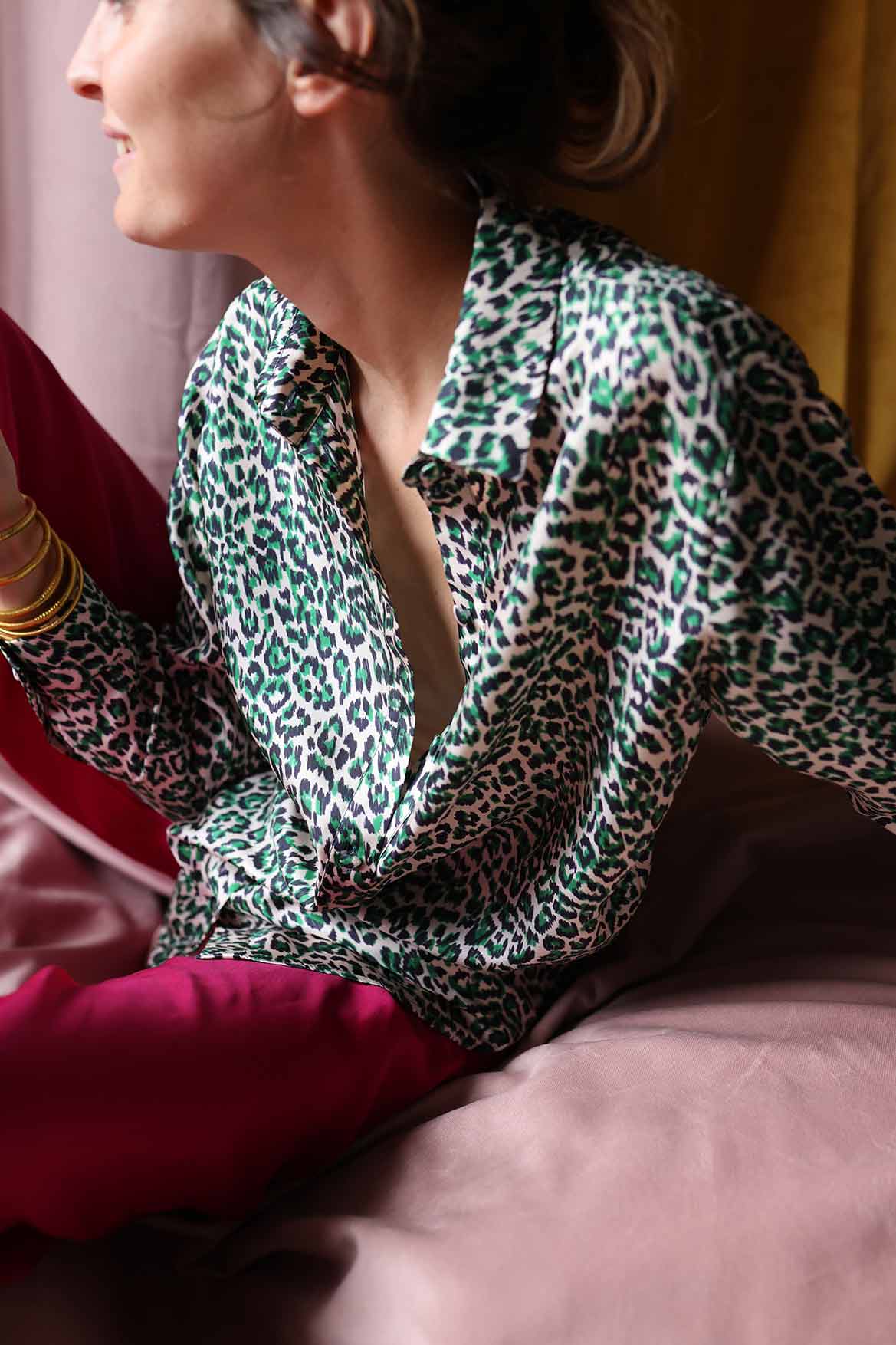 Ava Pardoleo Silk Shirt