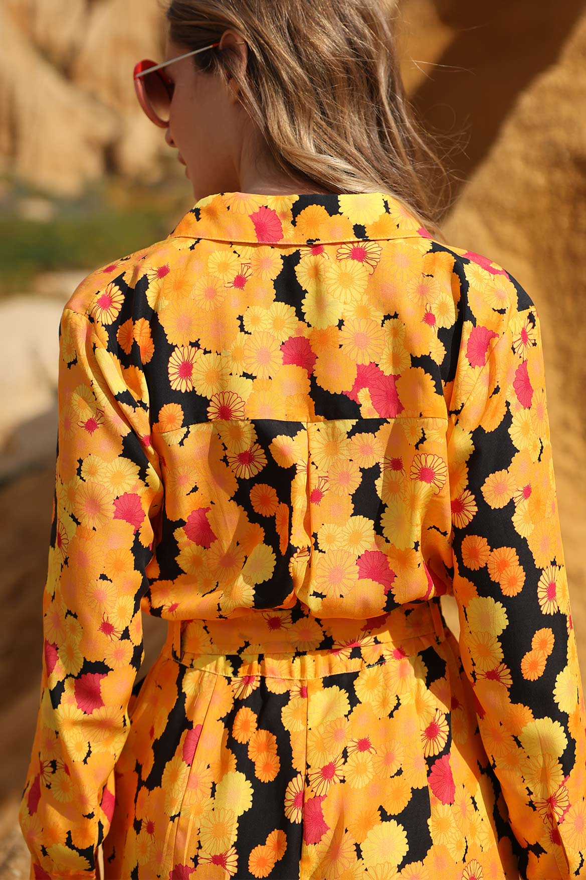 Elise Chalmin | Combinsaison Jenn Sunflower - détail dos