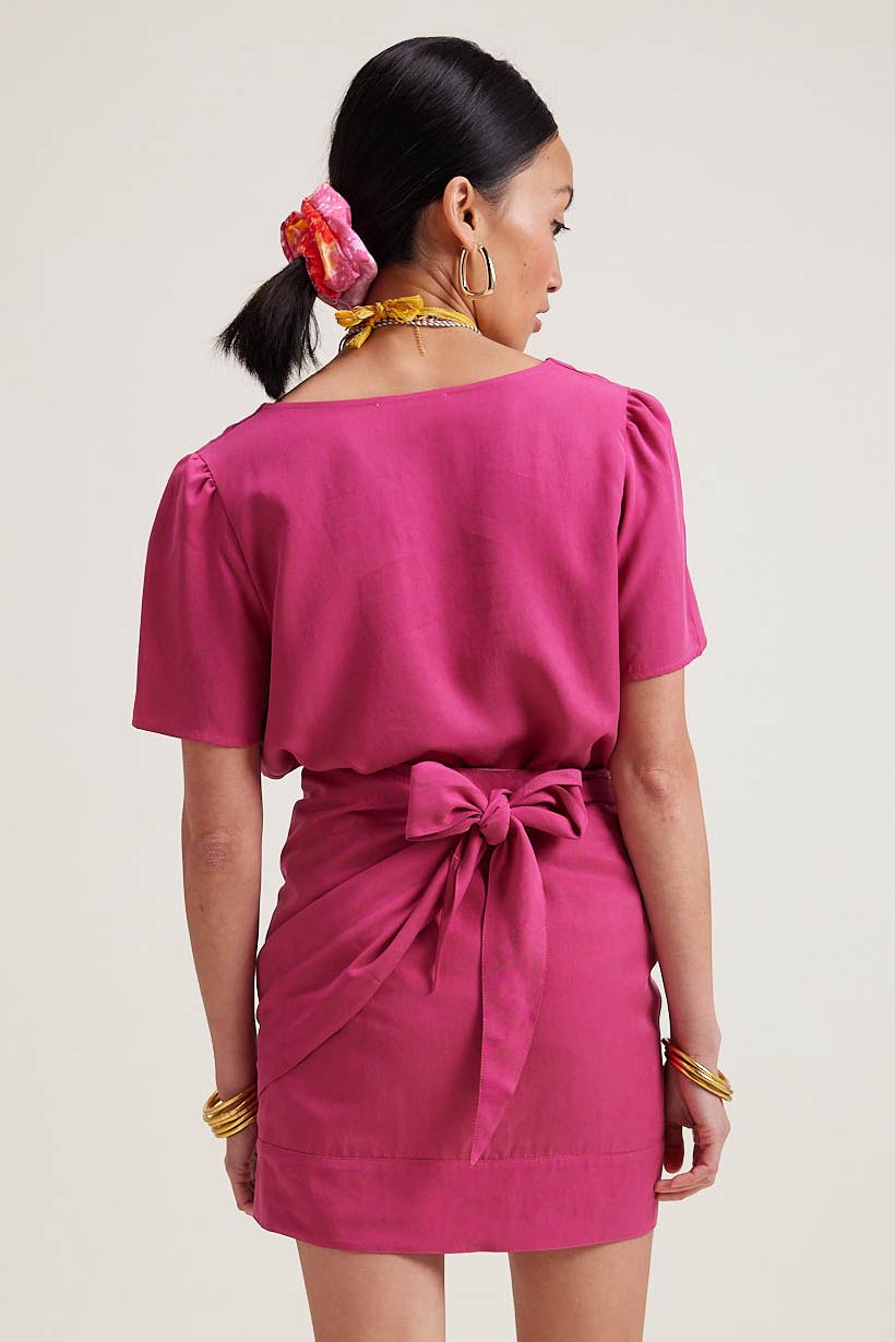 Margaux Magenta Skirt