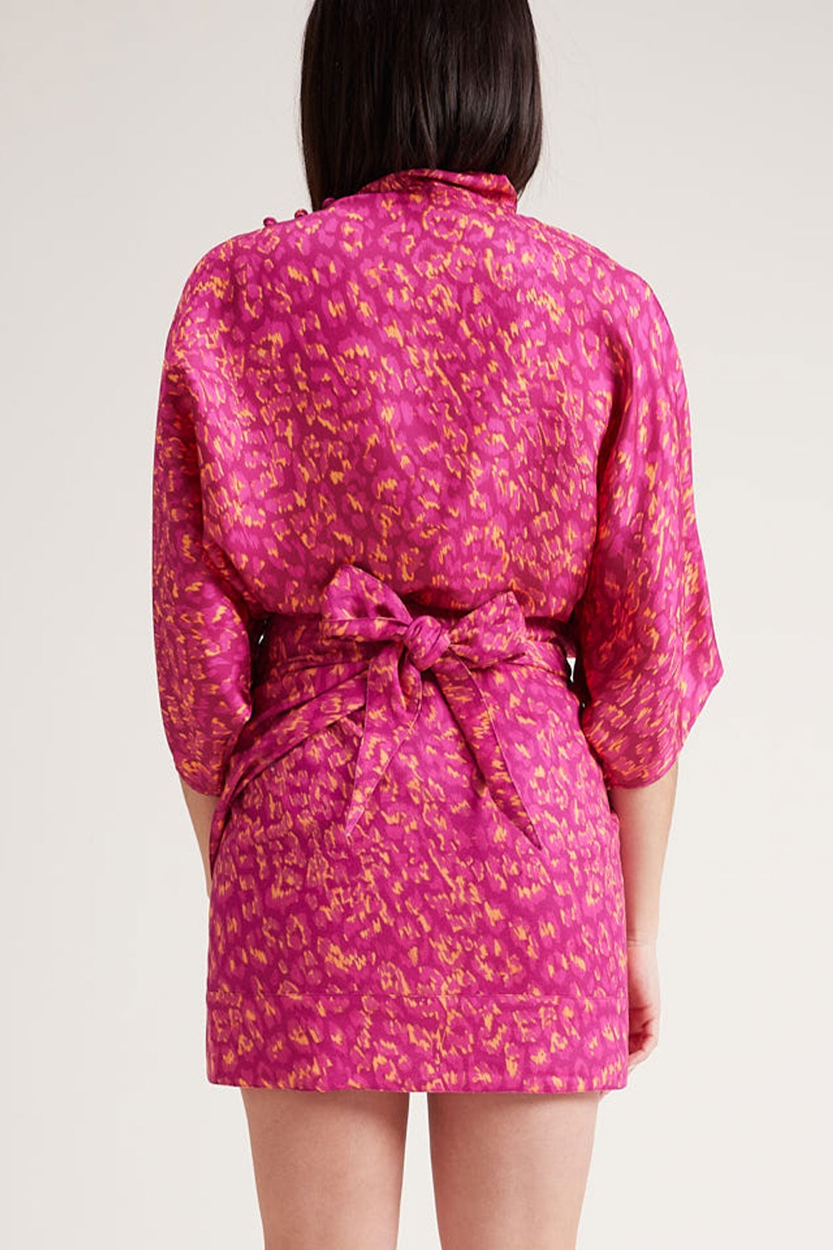 Margaux Leopardo Pink Skirt