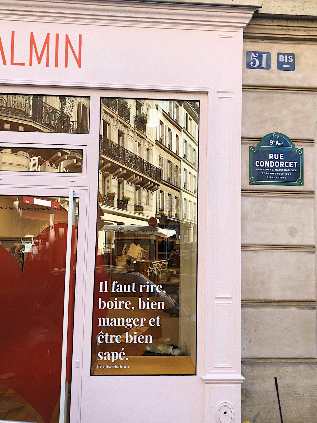 PREMIÈRE BOUTIQUE ÉLISE CHALMIN