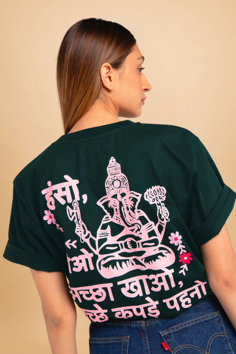 Titya green and pink t-shirt