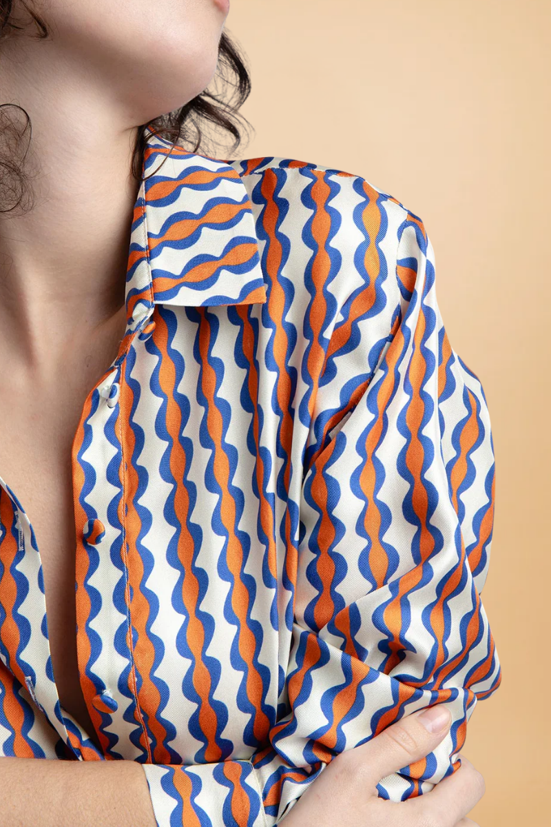 Ava Groovy Stripes Shirt