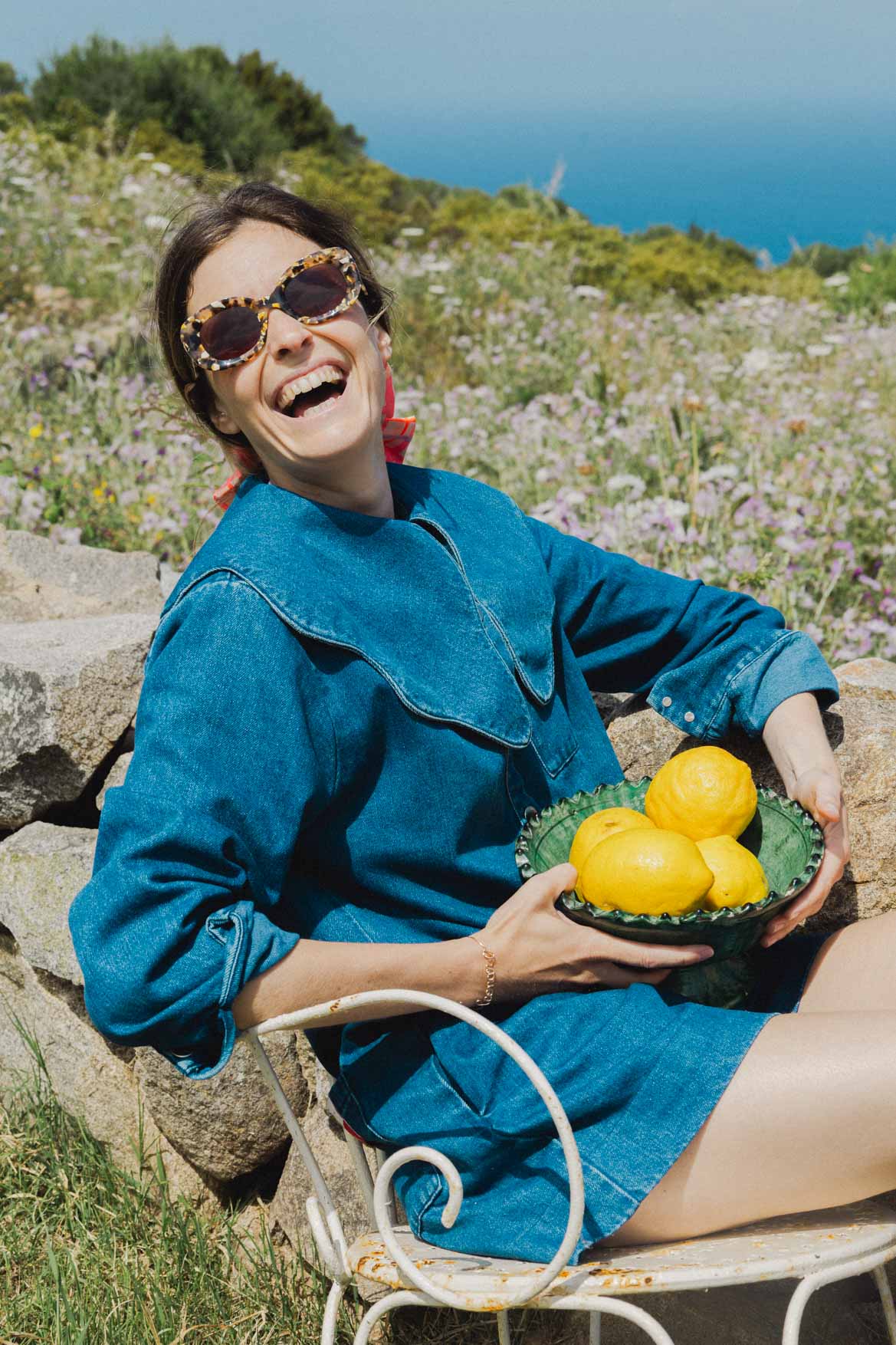 ODILE denim jumpsuit