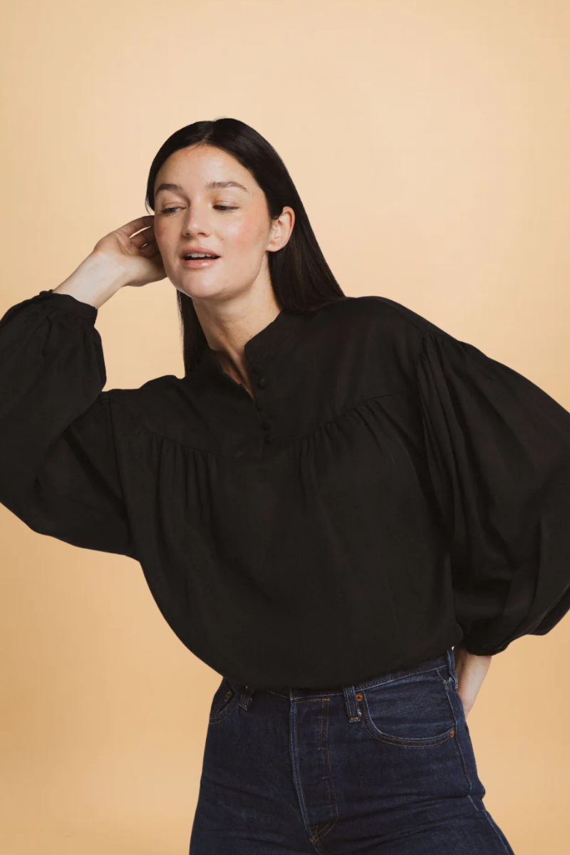 Alexandra black blouse