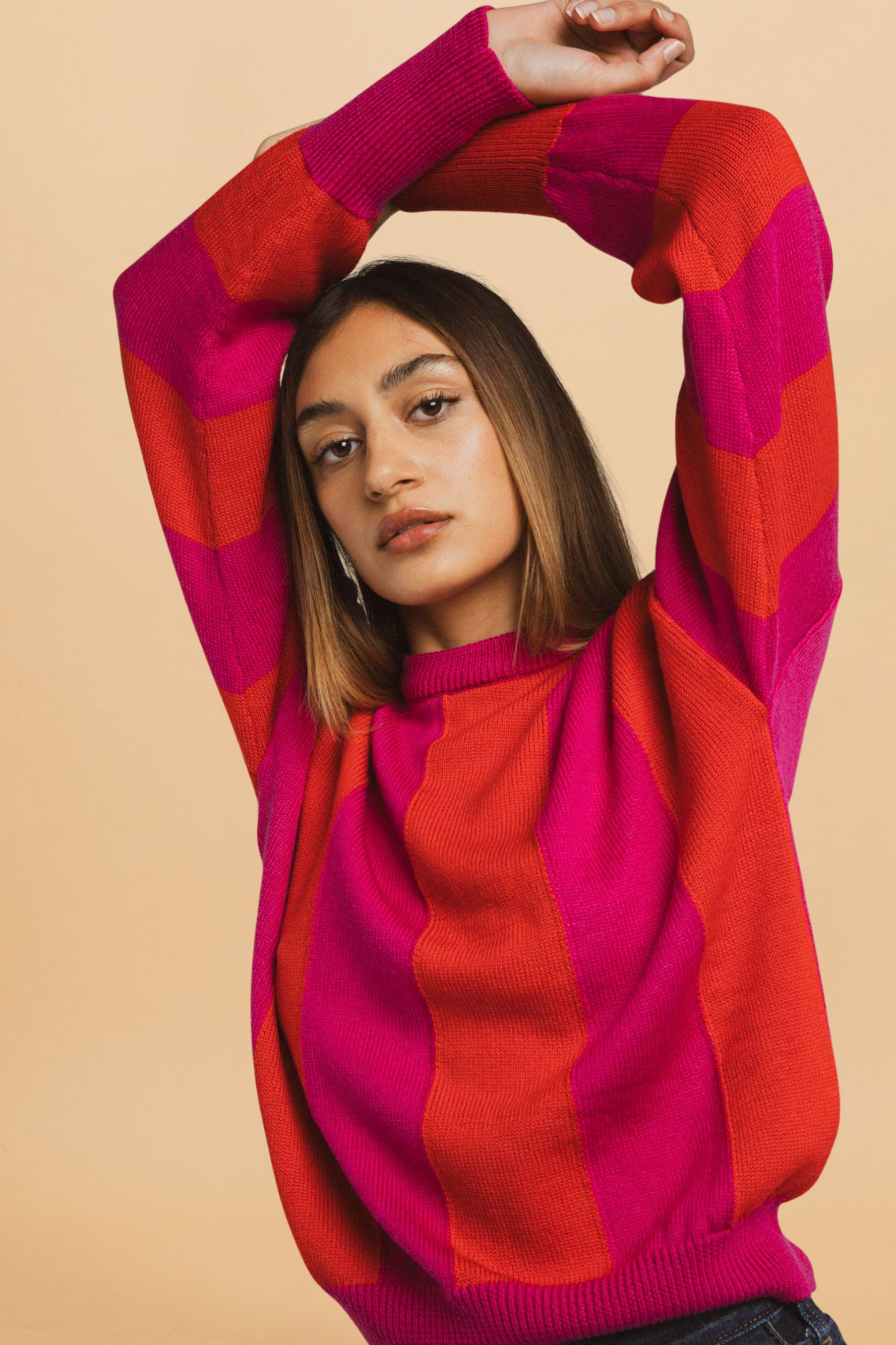 Malo striped sweater